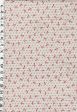 *Japanese - Sevenberry Small Red Dragonflies on Asanoha - Cream - Last 1 yard Cheap