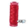 Aurifil 12wt Cotton Thread - 54 yards - 2265 Lobster Red Hot on Sale