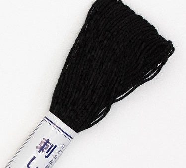 Sashiko Thread - Olympus 20m - Solid Color - # 20 Black For Discount