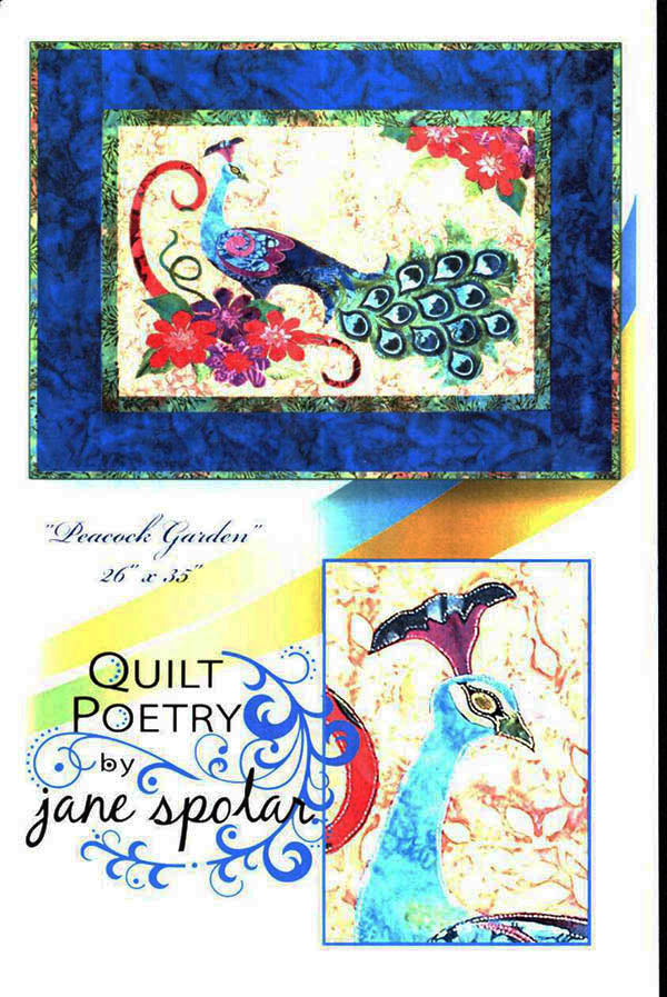 Quilt Pattern - Quilt Poetry - Peacock Garden For Sale