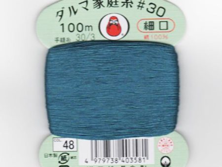 Daruma Hand Sewing Thread - 30wt Hand Sewing Thread - # 48 Stormy Sea Online Hot Sale