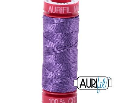 Aurifil 12wt Cotton Thread - 54 yards - 1243 Dusty Lavender Sale