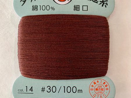 Daruma Hand Sewing Thread - 30wt Hand Sewing Thread - # 14 Warm Earth Hot on Sale