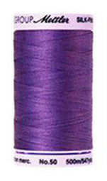 Mettler Cotton Sewing Thread - 50wt - 547 yd  500M - 0030 Iris Blue (Purple) on Sale