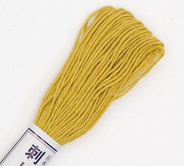 Sashiko Thread - Olympus 20m - Solid Color - # 05 Gold For Discount