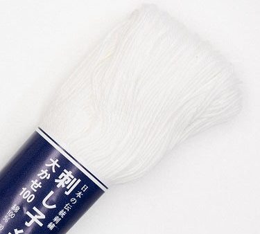 Sashiko Thread - Olympus - Large 100m Skeins - # 101 - White For Cheap