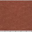 Japanese - Sevenberry Kasuri Collection - Dotted Wave (Seigaiha) - SB-88222D10-6 - Dark Brick Red Online now