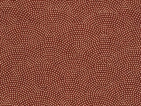 Japanese - Sevenberry Kasuri Collection - Dotted Wave (Seigaiha) - SB-88222D10-6 - Dark Brick Red Online now