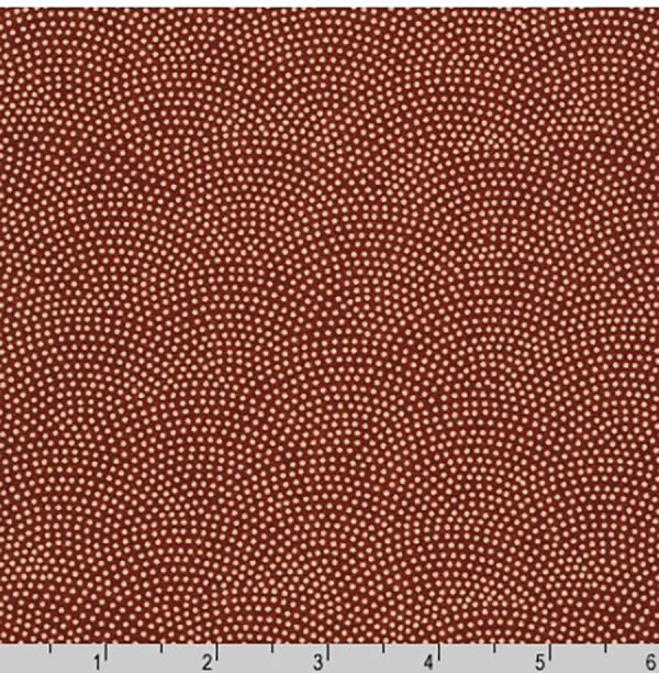 Japanese - Sevenberry Kasuri Collection - Dotted Wave (Seigaiha) - SB-88222D10-6 - Dark Brick Red Online now