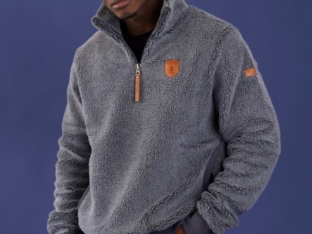 Mayberry Denim Half-Zip Sherpa For Cheap