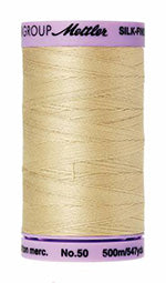 Mettler Cotton Sewing Thread - 50wt - 547 yd  500M - 0265 Ivory Sale