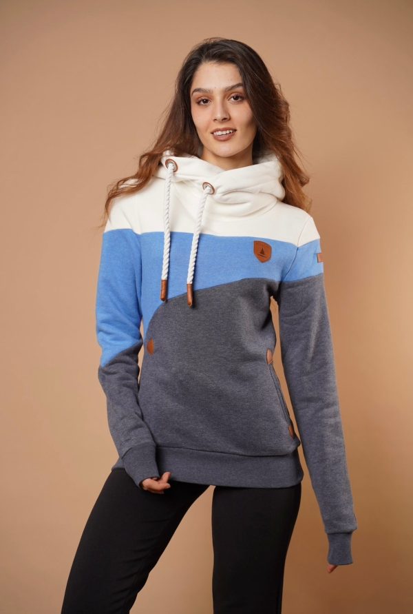 Lensa Navy Mix Hoodie Online Sale