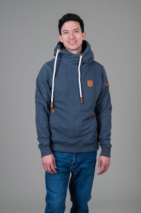 Olympus Navy Hoodie Hot on Sale