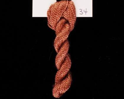 TREENWAY SILKS - Zen Shin (20 2) Silk Thread - # 0034 Spiced Cognac - ON SALE - 20% OFF Discount