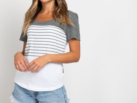 Ari Tee Dark Heather Grey Discount