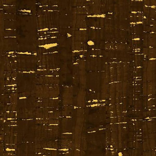 *Metallic - Uncorked - Cork Look with Metallic - 50107M-26 - Espresso For Sale