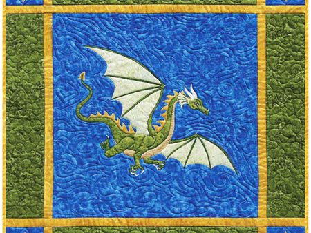 Quilt Pattern - Needlesongs - Dragon on the Wind - Wall Hanging For Discount