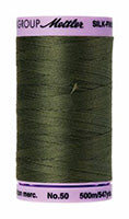 Mettler Cotton Sewing Thread - 50wt - 547 yd  500M - 0731 Dark Olive on Sale