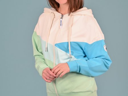 Cordelia Cucumber Mix Full-Zip Hoodie For Cheap