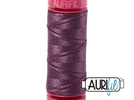 Aurifil 12wt Cotton Thread - 54 yards - 2568 Mulberry For Discount