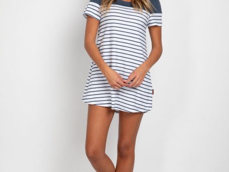 Hayden Indigo T-Shirt Dress Online now