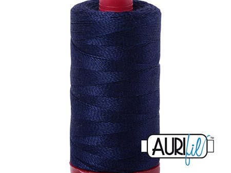 Aurifil 12wt Cotton Thread - 356 yards - 2745 Midnight Supply