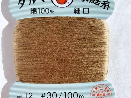 Daruma Hand Sewing Thread - 30wt Hand Sewing Thread - # 12 Carmel Discount