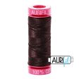 Aurifil 12wt Cotton Thread - 54 yards - 1130 Very Dark Bark For Discount