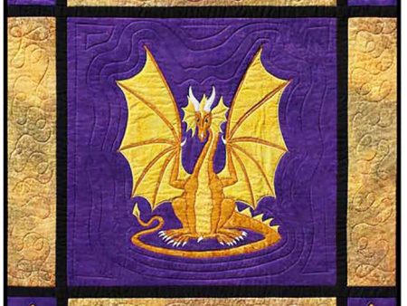 Quilt Pattern - Needlesongs - Dragon on Guard - Wall Hanging Supply