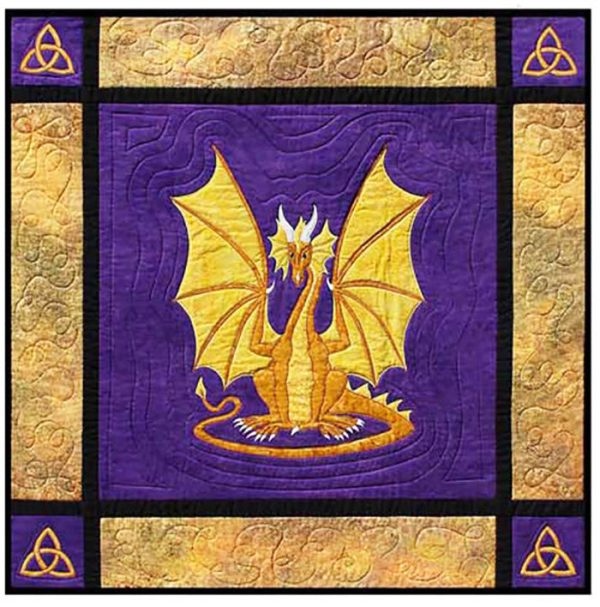 Quilt Pattern - Needlesongs - Dragon on Guard - Wall Hanging Supply