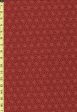 Japanese - Sevenberry Kasuri Collection - Asanoha with Sashiko-Like Stitches (2 ) - SB-88220D3-1 - Brick Red Fashion