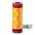 Aurifil 12wt Cotton Thread - 54 yards - 1135 Warm Yellow Hot on Sale