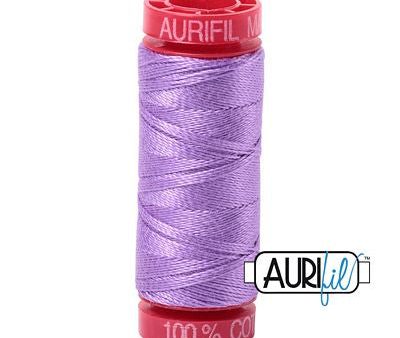 Aurifil 12wt Cotton Thread - 54 yards - 2520 Violet Cheap