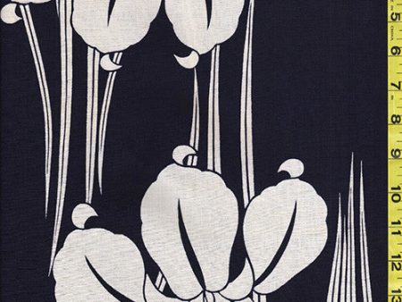 Yukata Fabric - 034 - Large Iris Online Hot Sale