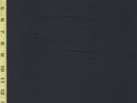 Japanese Fabric - Azumino-Momen - # 28 Indigo (Almost Black) Online now