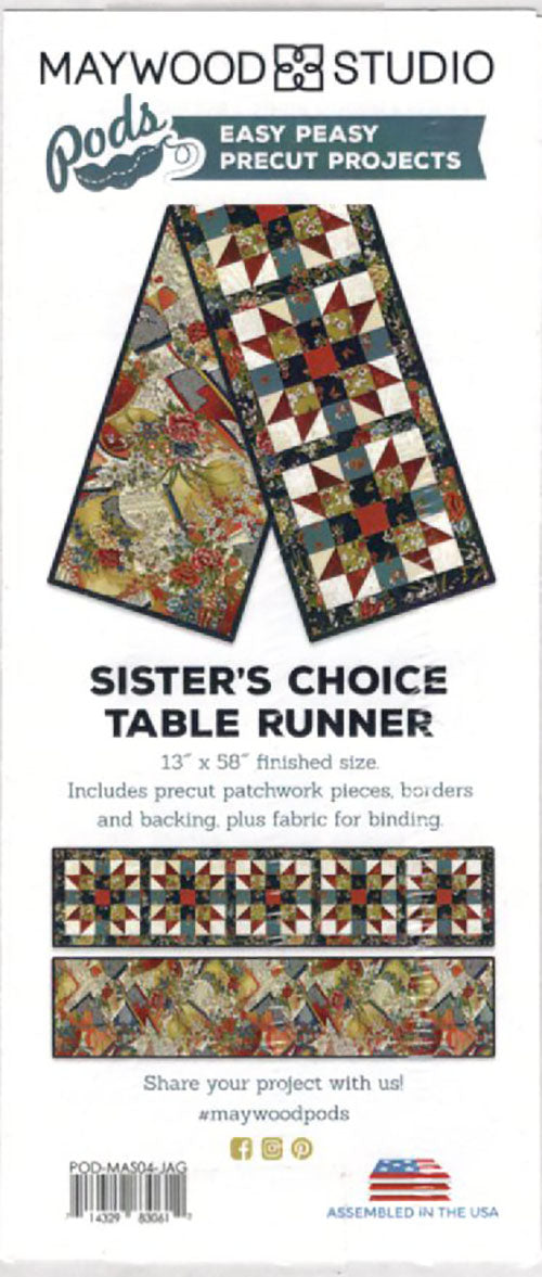 *TABLE RUNNER KIT - Sister s Choice Table Runner - ON SALE - SAVE 20% For Cheap