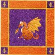 Quilt Pattern - Needlesongs - Dragonfire - Wall Hanging For Sale