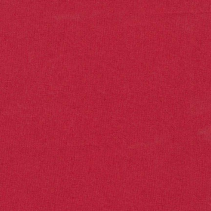 Sashiko Fabric - Cotton-Linen - RED (CRIMSON) For Sale