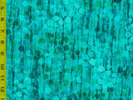 FABRIC ART - Nature s Pace - Floating Petals - SRKD-20307-70 - Aqua - ON SALE - 20% OFF - By the Yard For Discount