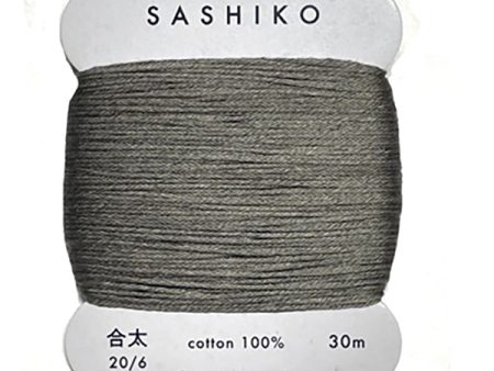 Sashiko Thread - Daruma - Medium  Regular Weight - 30m - # 229 Dark Gray Fashion