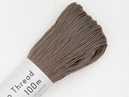 Sashiko Thread - Olympus - Large 100m Skeins - # 127 - Dark Taupe (Sable) Hot on Sale