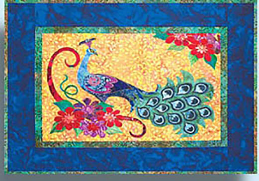 Quilt Pattern - Quilt Poetry - Peacock Garden For Sale