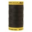 Mettler Cotton Sewing Thread - 28wt - Large Size - 275 yards - 4000 Black For Cheap