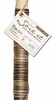 Soie et Silk Embroidery Floss - Variegated # 523 - Medium to Dark Brown on Sale