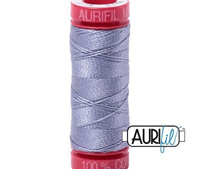 Aurifil 12wt Cotton Thread - 54 yards - 2524 Gray-Violet on Sale