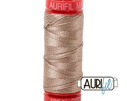 Aurifil 12wt Cotton Thread - 54 yards - 6730 Steam Punk Hot on Sale