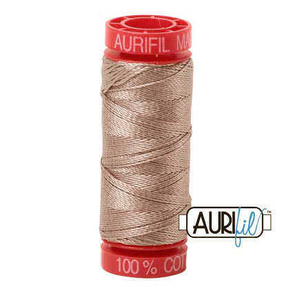 Aurifil 12wt Cotton Thread - 54 yards - 6730 Steam Punk Hot on Sale