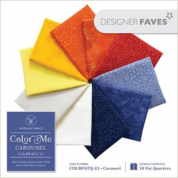 Fat Quarter Color Pack - COLOR ME - CAROUSEL - 10 Fat Quarter Bundle on Sale