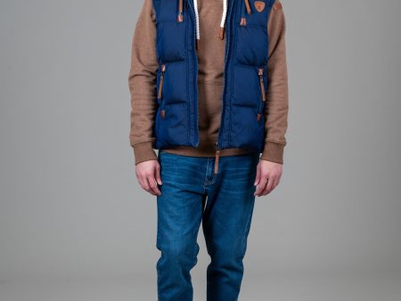 Vick Navy Puffer Vest on Sale