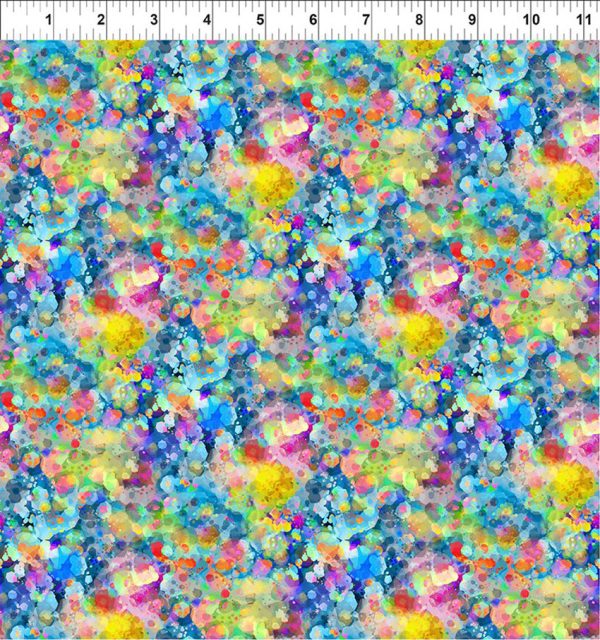 *Fabric Art - In the Beginning - Springtime Splatter - 12YOA-1 - Multi-Colors - ON SALE - 20% OFF - By the Yard Sale